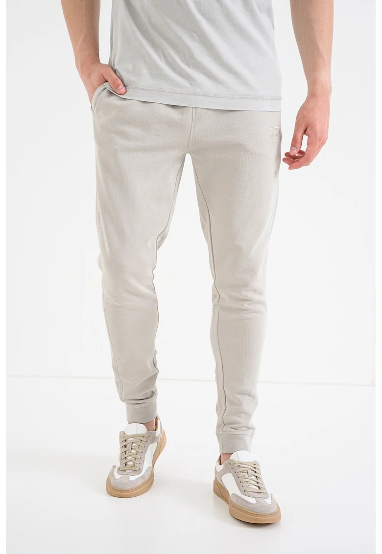 Pantaloni de trening cu buzunare laterale, Gri deschis