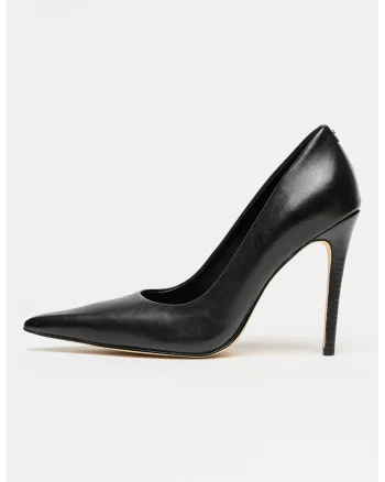 Pantofi stiletto din piele Elyse, Negru