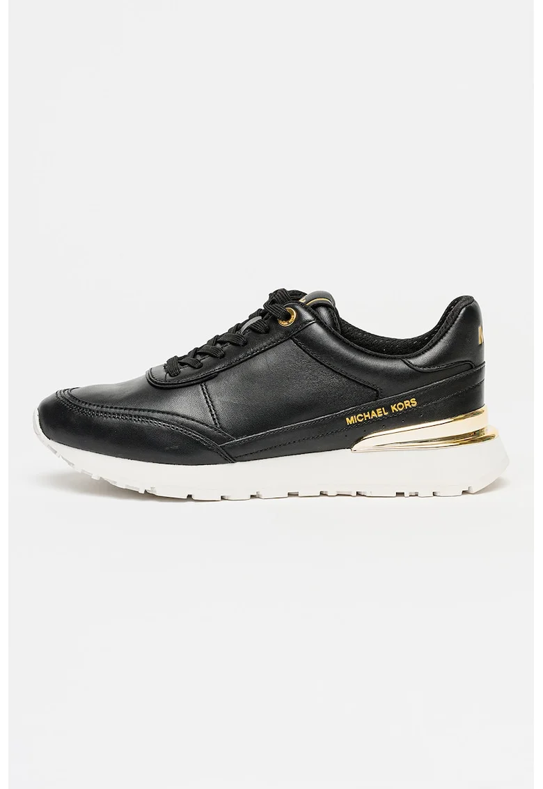 Pantofi sport Nova din piele, Auriu/Negru