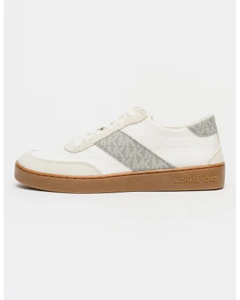 Pantofi sport Kaycee cu garnituri din piele intoarsa, Alb/Gri