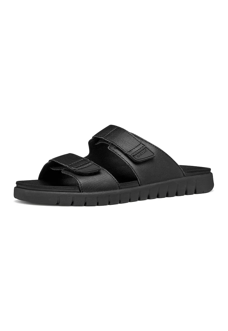 Papuci cu velcro, Negru