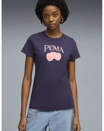 Tricou slim fit cu imprimeu logo, Roz/Violet pruna