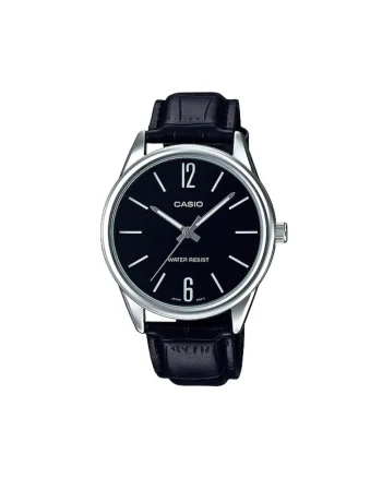 Ceas dama  casual, din piele, negru