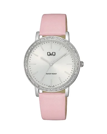 Ceas analog de dama,  Roz/Alb
