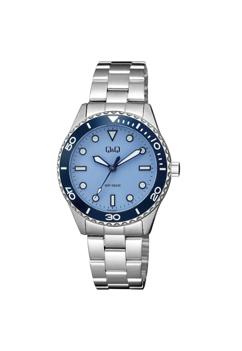 Ceas dama  Q55A-005PY Quartz Argintiu