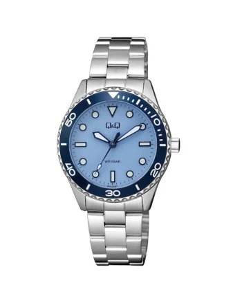 Ceas dama  Q55A-005PY Quartz Argintiu