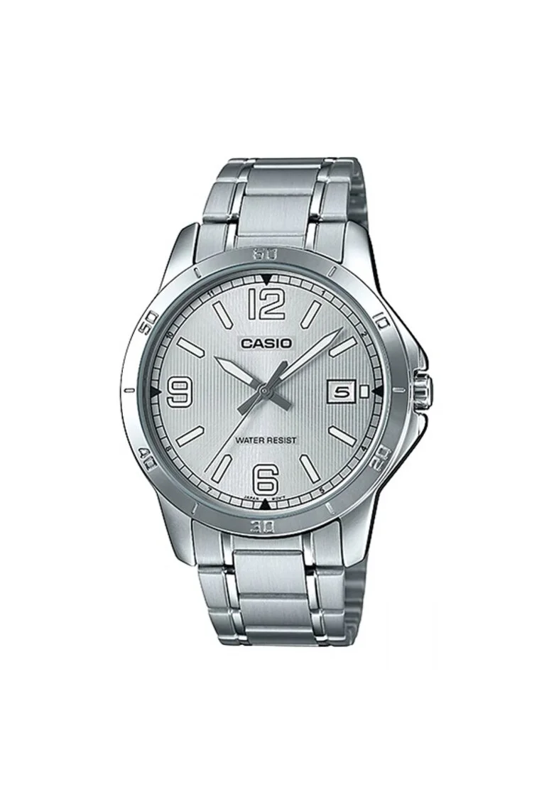 Ceas barbatesc  MTP-V004D-7B2 argintiu