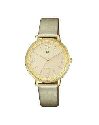 Ceas dama  QC09J103Y Fasion Golden Strap