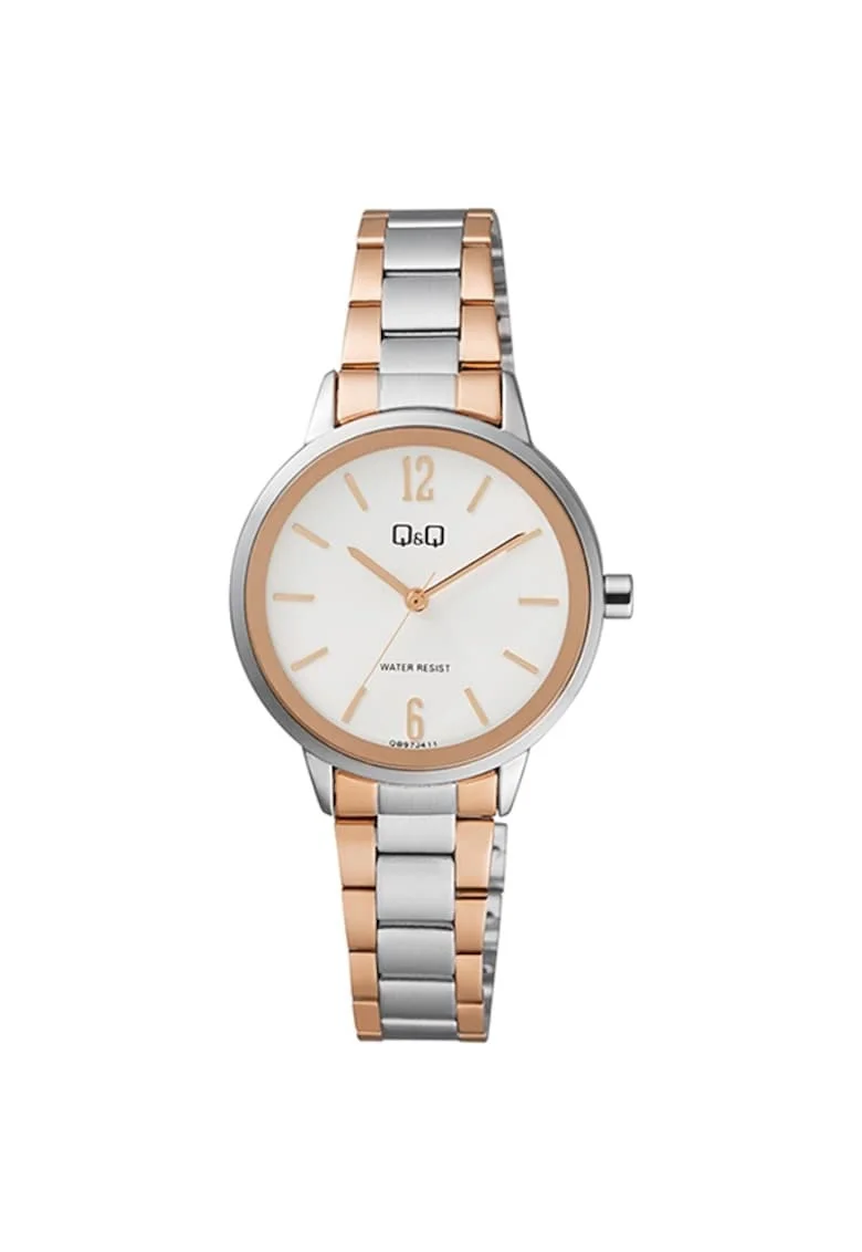 Ceas dama  QB97J411Y, Bicolor