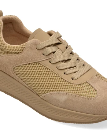 Pantofi sport FLAVIA PASSINI gri, A12525, din material textil si piele naturala