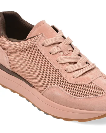Pantofi sport FLAVIA PASSINI roz, 6182, din material textil si piele naturala