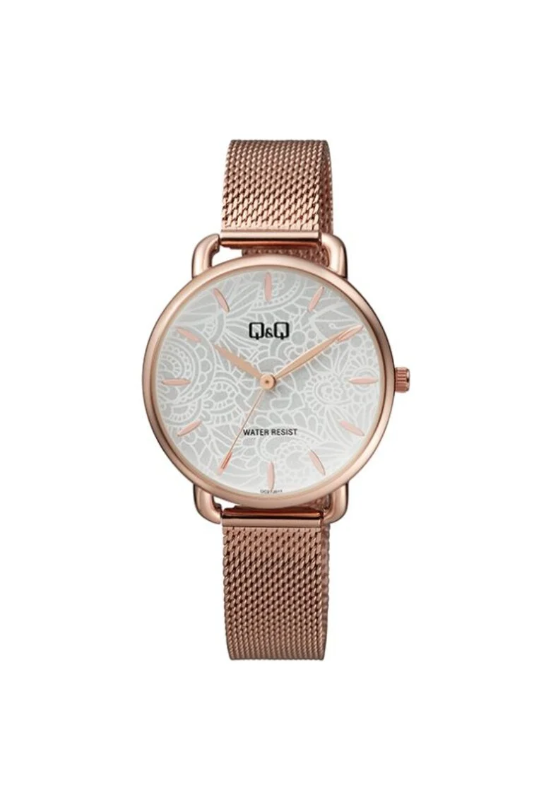Ceas dama  QC27J011Y Fashion Gold Rose Mesh Bracelet