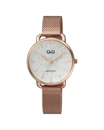 Ceas dama  QC27J011Y Fashion Gold Rose Mesh Bracelet