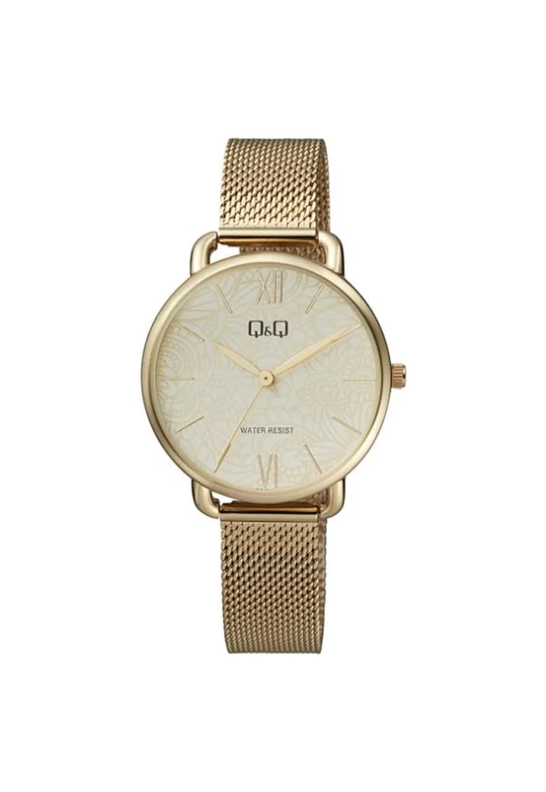 Ceas dama  QC27J001Y Fashion Gold Mesh Bracelet