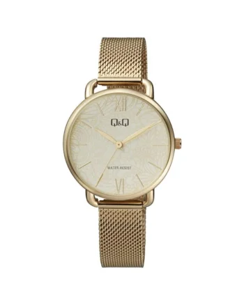 Ceas dama  QC27J001Y Fashion Gold Mesh Bracelet