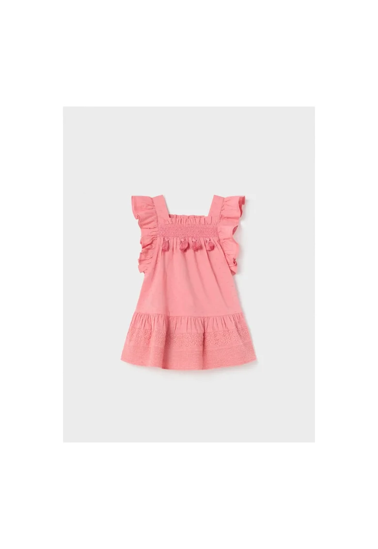 Rochie fete,  302066674, Bumbac, Roz
