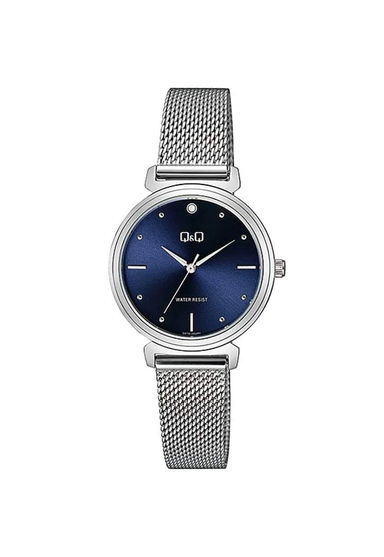 Ceas dama  Q27B-002PY Quartz Argintiu