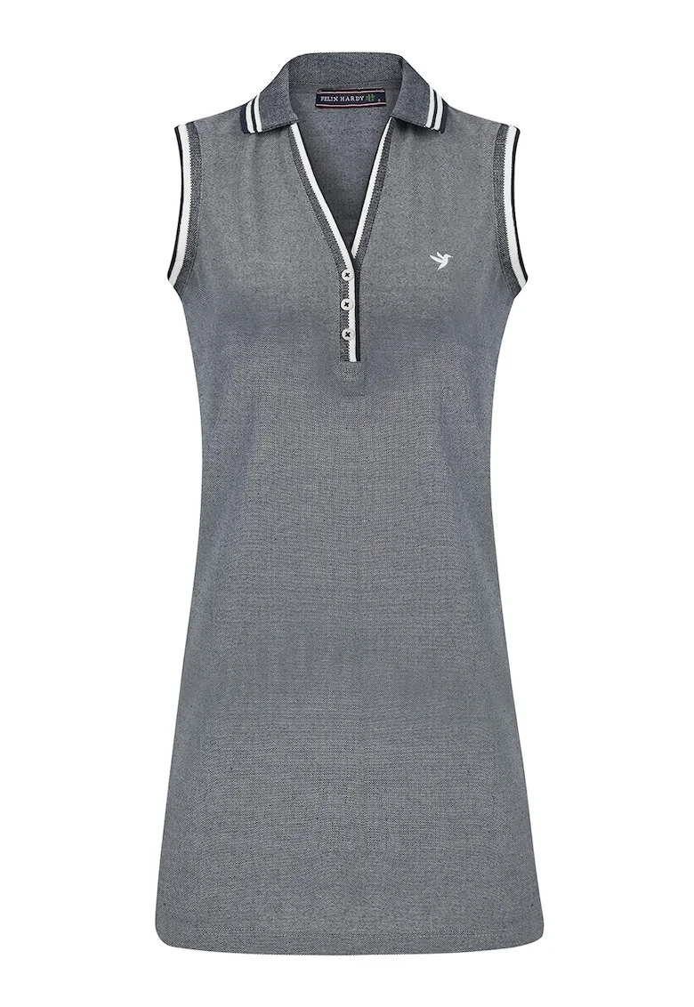 Rochie mini fara maneci, Gri