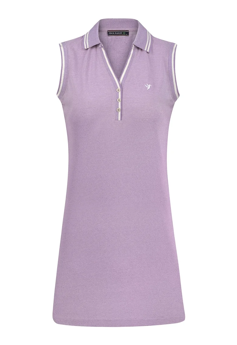 Rochie mini fara maneci, Lila