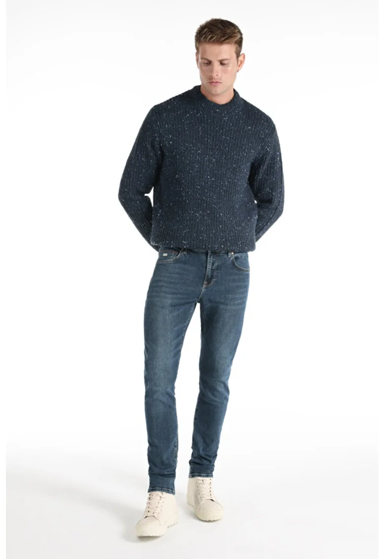 Pantaloni De Barbati Albastru inchis Slim Fit 041 DANNY CL1066295
