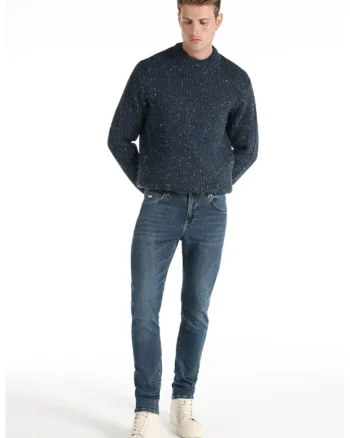 Pantaloni De Barbati Albastru inchis Slim Fit 041 DANNY CL1066295