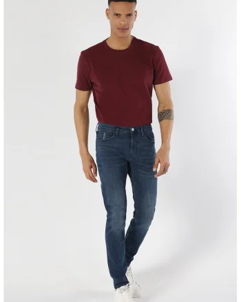 Blugi skinny Alex, Bleumarin