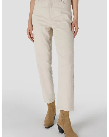 Pantaloni reiati regular fit Antracit, Bej