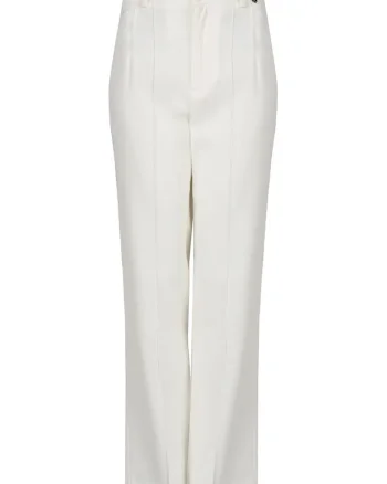 Pantaloni cu talie inalta, Crem, 34