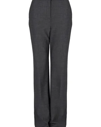 Pantaloni cu talie inalta, Gri, 42