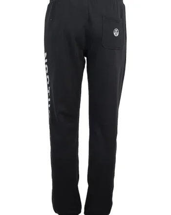 Pantaloni sport cu buzunare laterale, Negru,