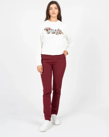Pantaloni chino slim fit, Rosu,, Rosu