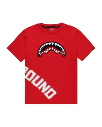 Tricou din bumbac cu imprimeu Daily, Alb optic/Rosu vermillion