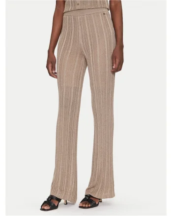 Pantaloni evazati  bej