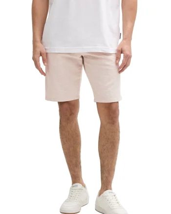 Bermude chino din amestec de lyocell, Crem