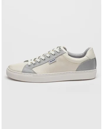 Pantofi sport textili Morrie, Alb/Gri cenusiu