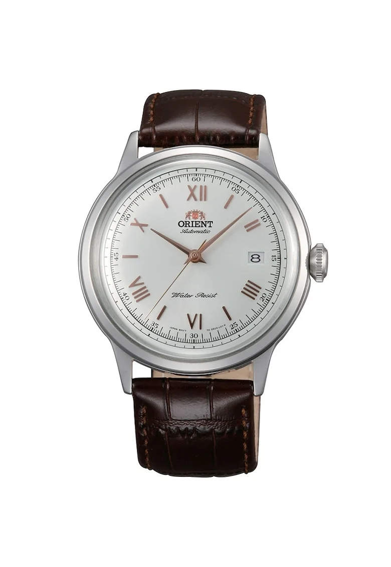 Ceas barbatesc  Automatic, Argintiu/Maro