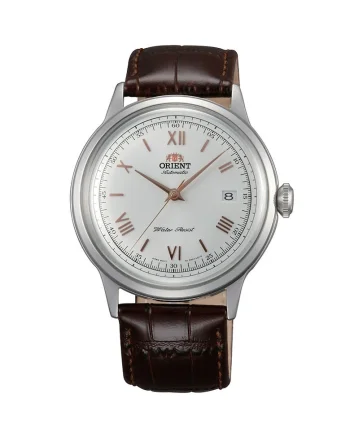 Ceas barbatesc  Automatic, Argintiu/Maro