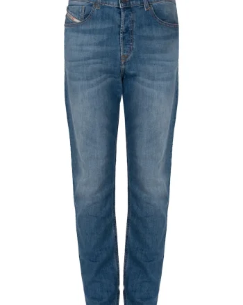 Blugi regular fit D-Fining, Albastru,