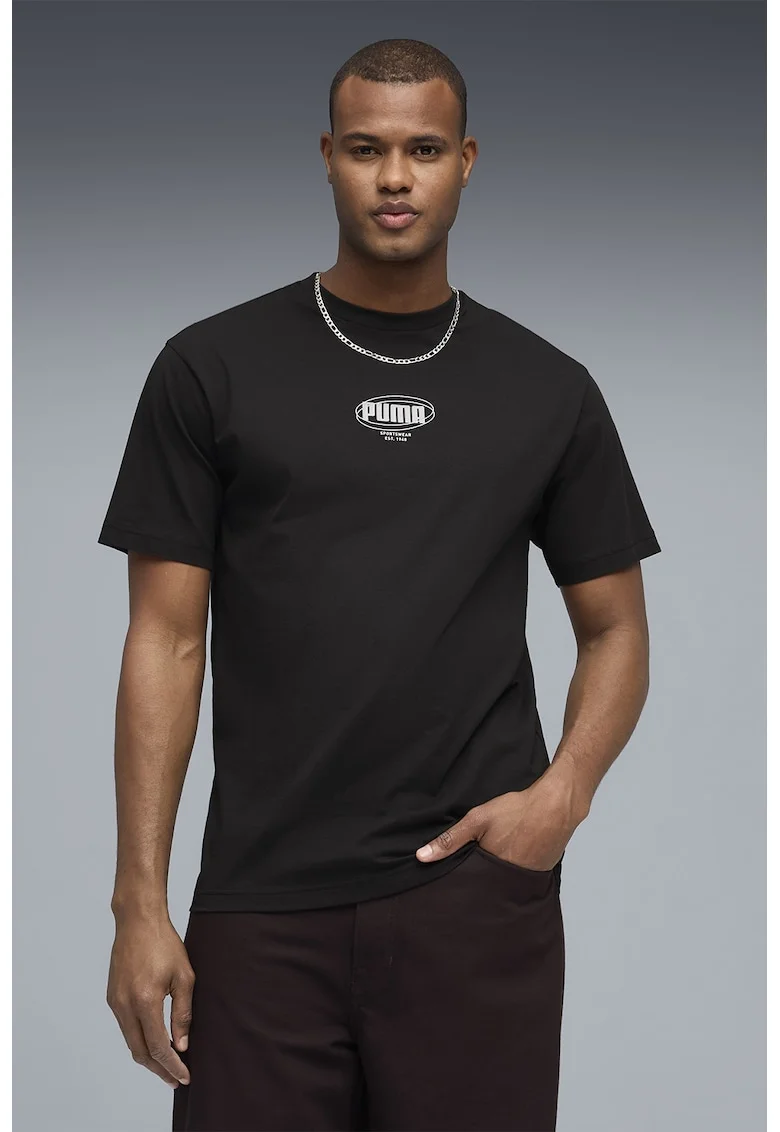Tricou lejer cu imprimeu pe partea din spate Essentials