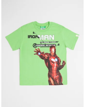 Tricou cu imprimeu cu desene, Rosu/Verde