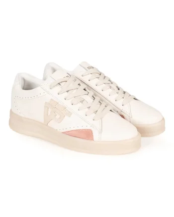 Pantofi sport din piele ecologica cu detalii perforate
