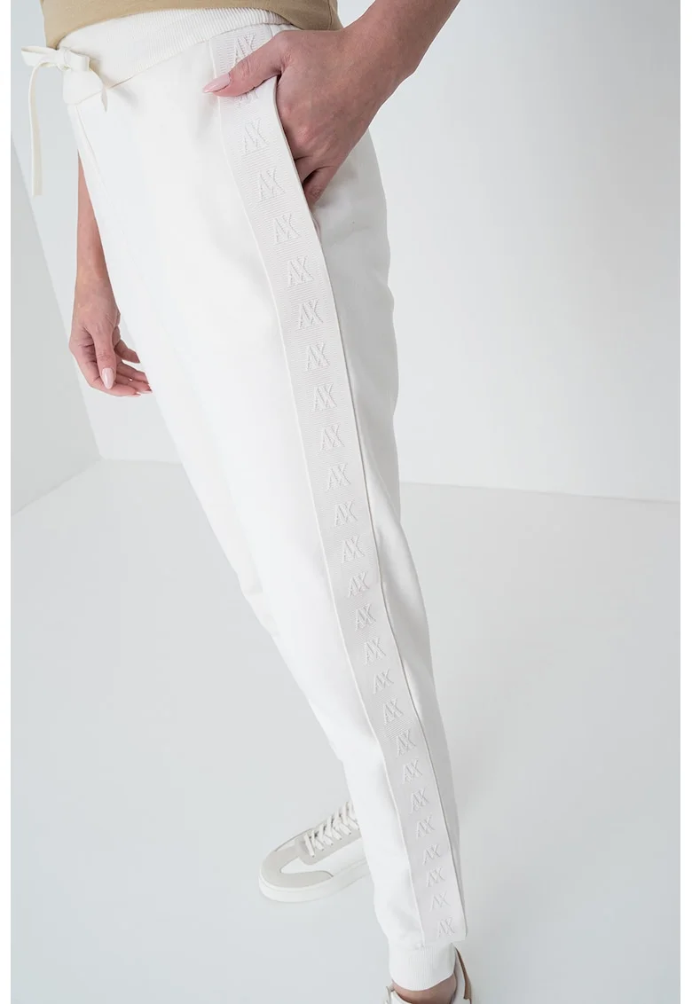 Pantaloni de trening cu buzunare oblice, Bej deschis