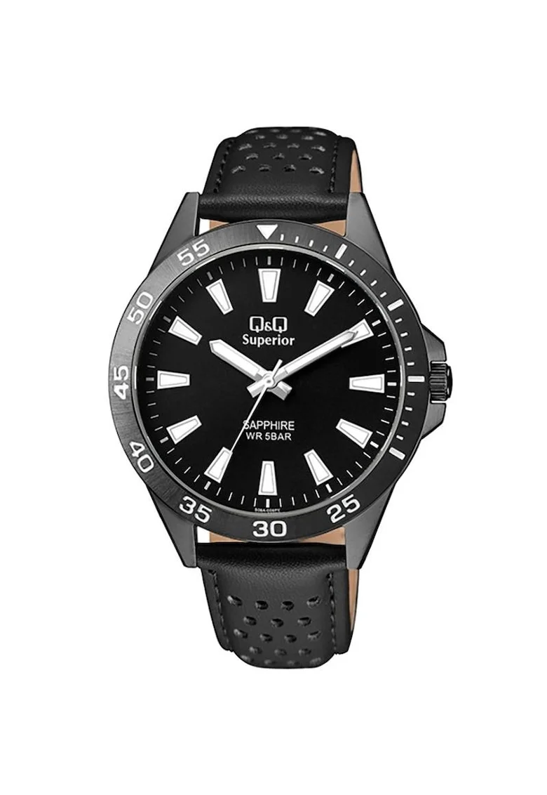 Ceas barbatesc  S08A-006PY Quartz Negru