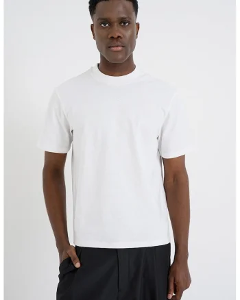 Tricou cu decolteu la baza gatului Dapolino, Alb
