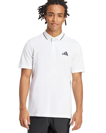 Tricou polo de bumbac, Negru/Alb optic