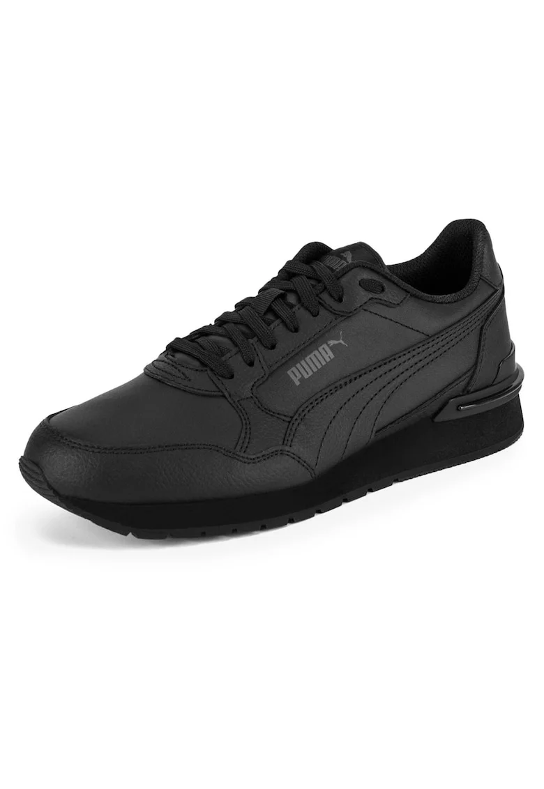 Pantofi copii,  sneakers, piele naturala, negru, pentru baieti,