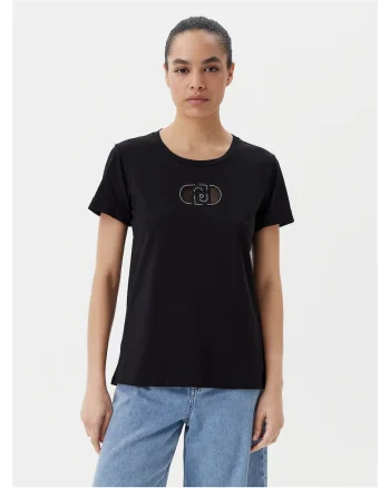 Tricou dama,  bumbac, negru - 65987, Negru