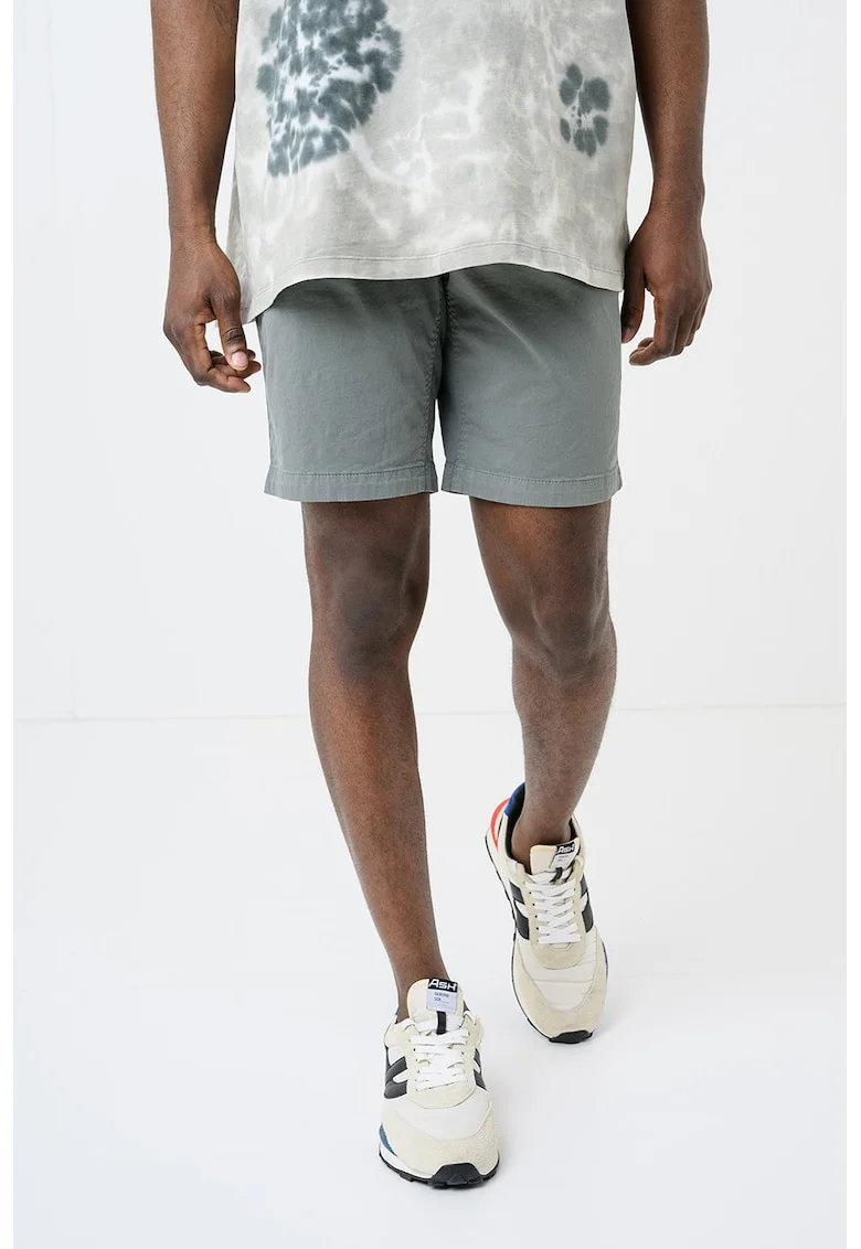 Pantaloni scurti chino slim fit, Verde sparanghel