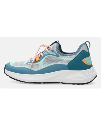 Pantofi sport din material textil si talpa wedge
