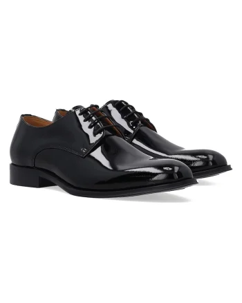 Pantofi de piele lacuita